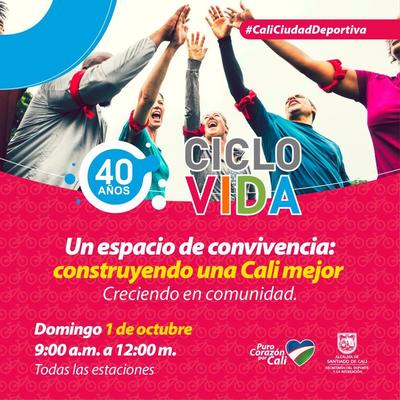 Ciclovida -40 a&ntilde;os- Construyendo una Cali Mejor