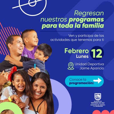 Regresan nuestros programas para toda la familia