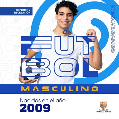 Convocatoria inscripci&oacute;n - F&uacute;tbol masculino