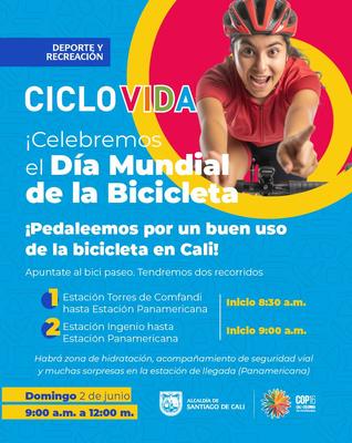 D&iacute;a mundial de la bicicleta - Ciclovida