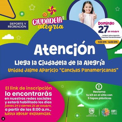 Inscripciones - Ciudadela de la alegr&iacute;a