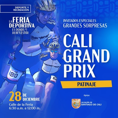 La Feria deportiva es donde debes estar - Cali Grand Prix Patinaje