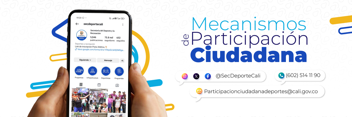 Espacios e Instancias de Participaci&oacute;n Ciudadana de Santiago de Cali Distrito Especial