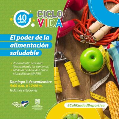 El poder de la alimentaci&oacute;n saludable y festival del verano, en la Ciclovida