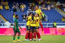 Colombia venci&oacute; a Zambia en f&uacute;tbol femenino en Cali Ciudad Deportiva