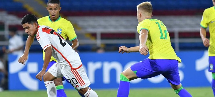 Brasil abri&oacute; el Suramericano Sub 20 en el Pascual, con claro triunfo sobre Per&uacute;