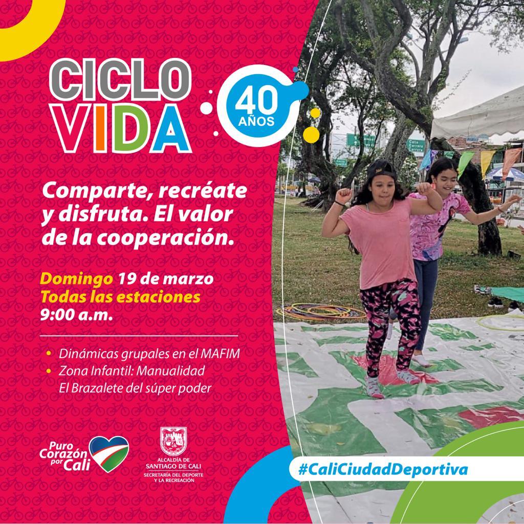 En la Ciclovida, comparte, recréate y disfruta el valor de la cooperación