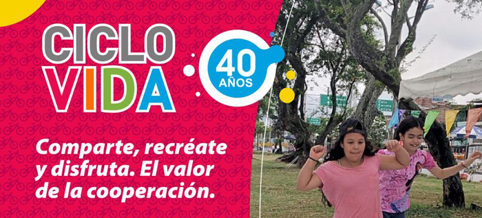 En la Ciclovida, comparte, recr&eacute;ate y disfruta el valor de la cooperaci&oacute;n