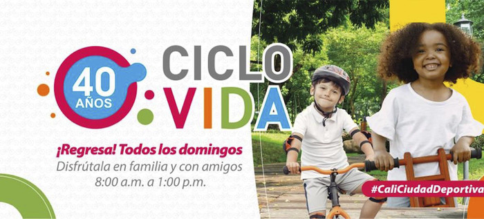 Las madres participar&aacute;n de una &acute;Bici-celebraci&oacute;n&acute; y otras actividades en la tradicional Ciclovida de Cali.