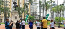 Los cale&ntilde;os se gozaron la Plaza de Cayzedo a punta de aerorrumba