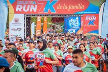 La comuna 20 fue el epicentro de la fiesta deportiva con la 7K de la Familia