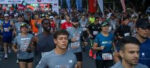 Juancho Correl&oacute;n con su gran marat&oacute;n puso a correr a m&aacute;s de diez mil personas