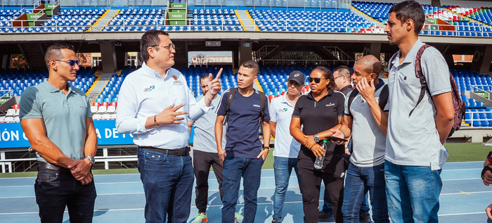 Estudiantes la universidad San Buenaventura conocieron el modelo de Cali Ciudad Deportiva