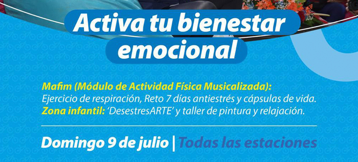 Activa tu bienestar f&iacute;sico y emocional en la Ciclovida