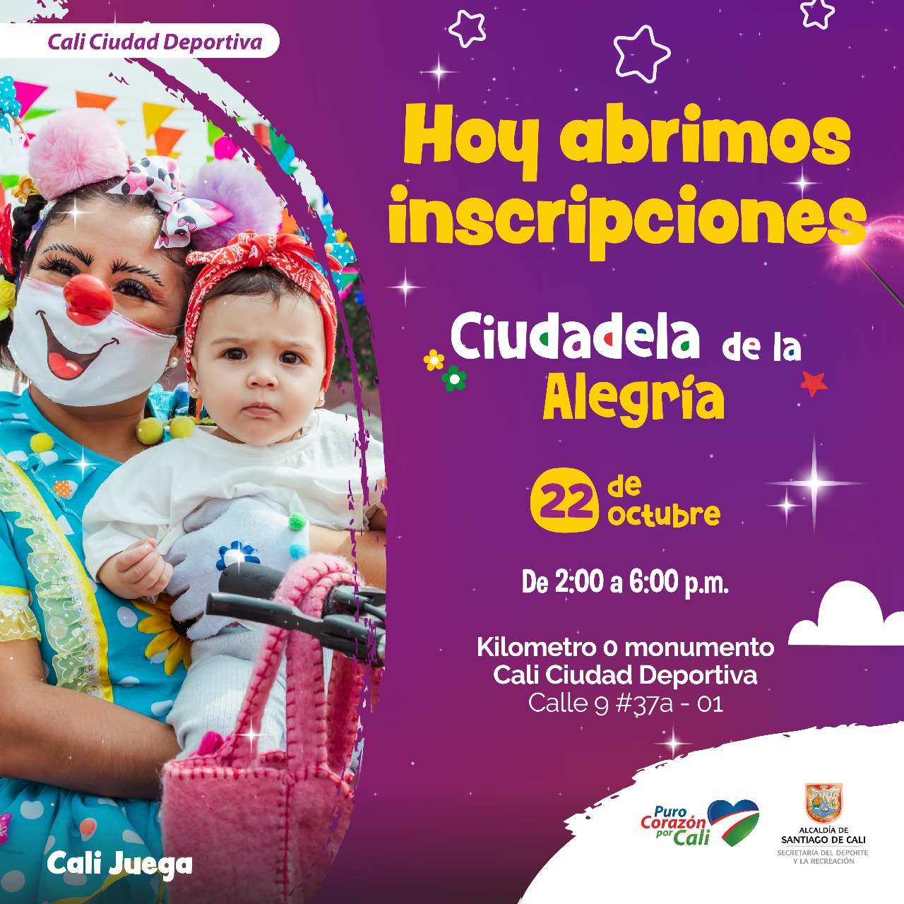 Ya se abrieron oficialmente las inscripciones para la Ciudadela  de la Alegría