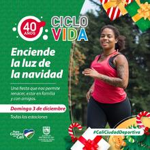 Enciende la luz de la navidad en la Ciclovida