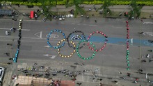 Los &lsquo;&iacute;dolos&rsquo; se presentaron en sociedad y animaron la jornada en la estaci&oacute;n Panamericana de la Ciclovida