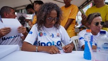 Los &lsquo;&iacute;dolos&rsquo; se presentaron en sociedad y animaron la jornada en la estaci&oacute;n Panamericana de la Ciclovida