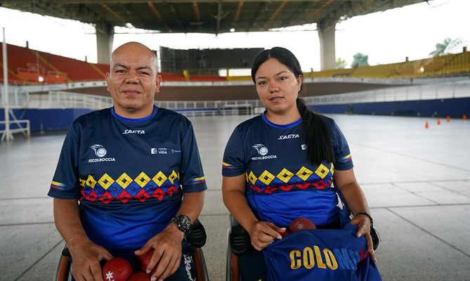 Los hermanos Chica alistan sus mejores lanzamientos para competir en  la boccia de los Juegos Paral&iacute;mpicos Par&iacute;s 2024