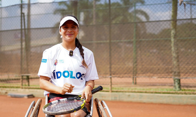 Zully Rodr&iacute;guez, la tenista paral&iacute;mpica cale&ntilde;a que quiere iluminar a Par&iacute;s con su juego