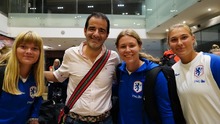 Salsa y folclor alegran llegada a Cali de las selecciones que disputar&aacute;n la Copa Mundial Femenina Sub- 20