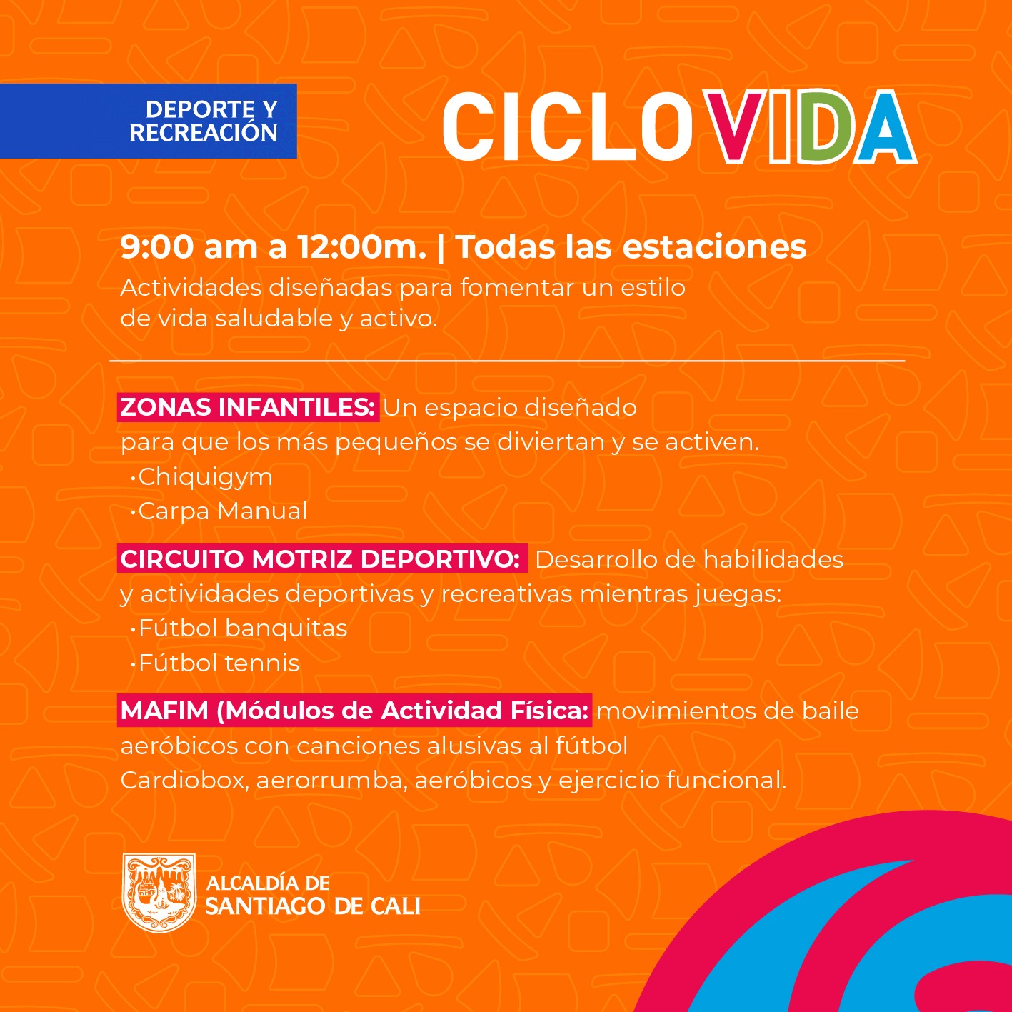 La Ciclovida de Cali: movimiento, recreación, espíritu deportivo y  diversión