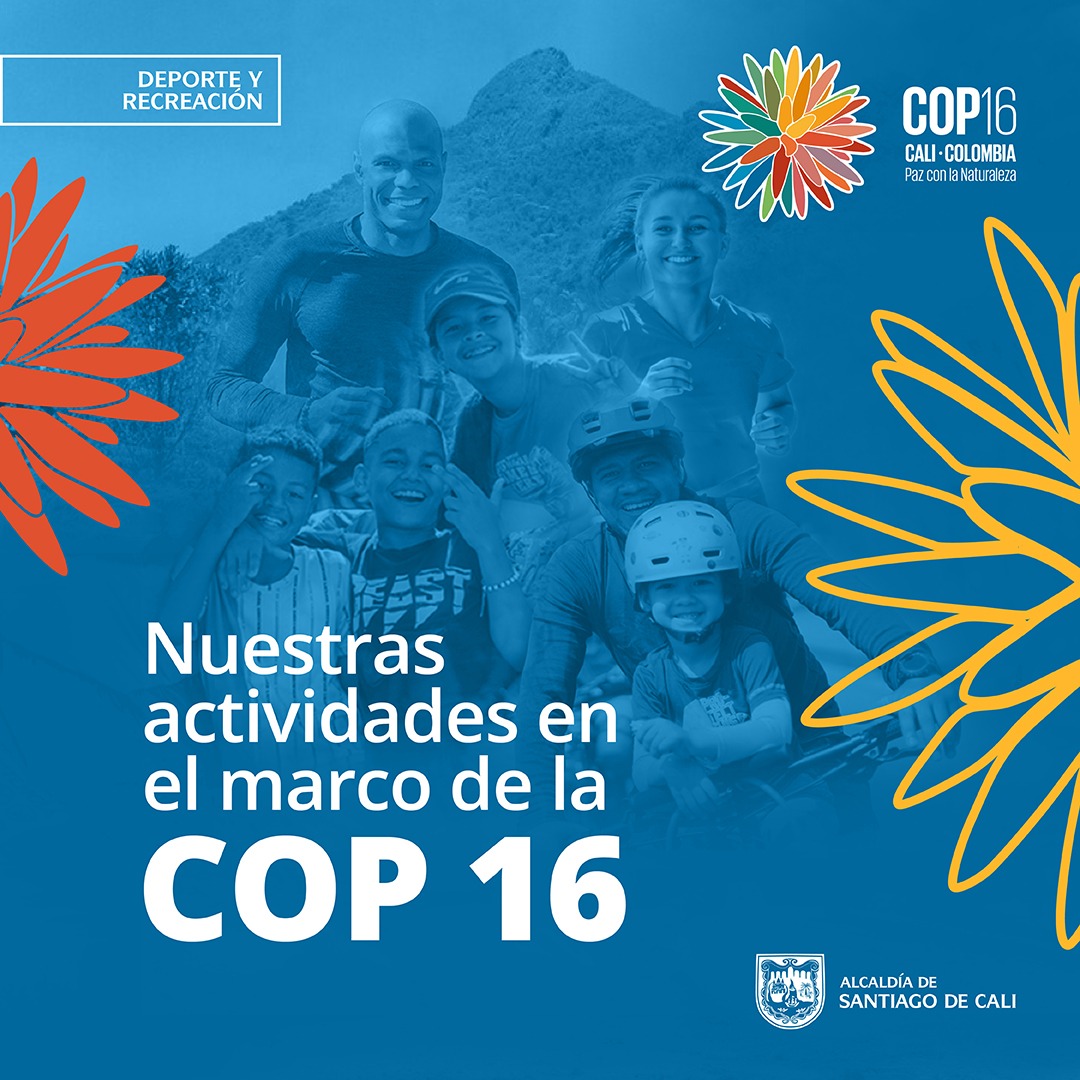 Actividades deportivas en el marco de la Cop16 Cali 2024