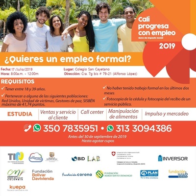 Contin&uacute;a la convocatoria Bono de Impacto Social 