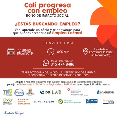 Contin&uacute;a la convocatoria Bono de Impacto Social