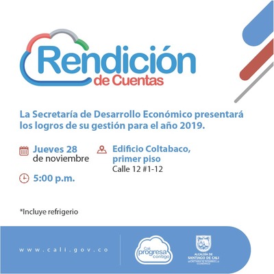 Rendici&oacute;n de Cuentas 28 de Noviembre 2019