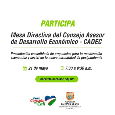 Tercera Convocatoria Mesa CADEC