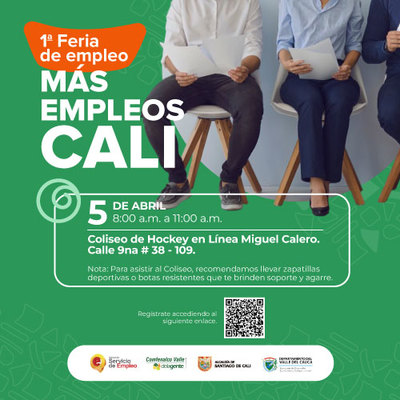 1&ordf; Feria de empleo M&Aacute;S EMPLEOS CALI
