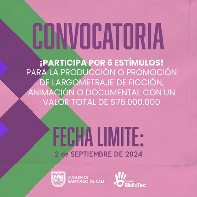 Convocatoria de incentivos para el desarrollo audiovisual