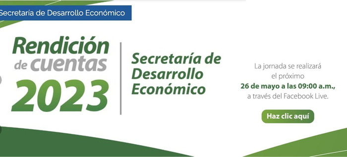 Muy pronto, Desarrollo Econ&oacute;mico Distrital rendir&aacute; cuentas 2023-I ante la comunidad cale&ntilde;a