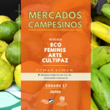 Antes de celebrar este fin de semana, recuerde ir de compras a los &lsquo;Mercados Campesinos&rsquo;