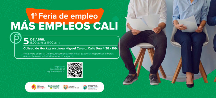 Primera feria de empleo &lsquo;M&aacute;s Empleos Cali&rsquo;