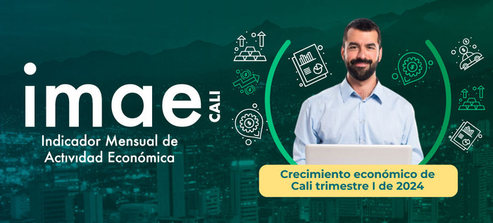 La Econom&iacute;a Distrital de Cali crece un 2,6 % en el primer trimestre de 2024