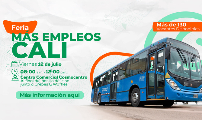 Alcald&iacute;a de Cali, en alianza con Metro Cali, ofrecer&aacute;n m&aacute;s de 130 nuevas vacantes laborales  para los cale&ntilde;os