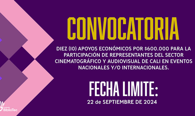 Cali, destino f&iacute;lmico: convocatoria de apoyos para representantes del sector  cinematogr&aacute;fico y audiovisual