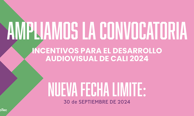 Alcald&iacute;a de Cali ampl&iacute;a la convocatoria de Incentivos para el Desarrollo Audiovisual