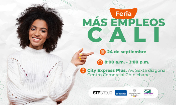 Nueva feria de empleo en Cali para 400 vacantes dirigidas a j&oacute;venes sin experiencia previa