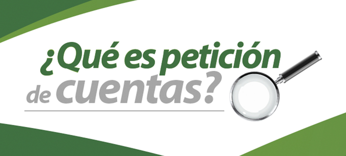 La petici&oacute;n de cuentas es un derecho de la ciudadan&iacute;a