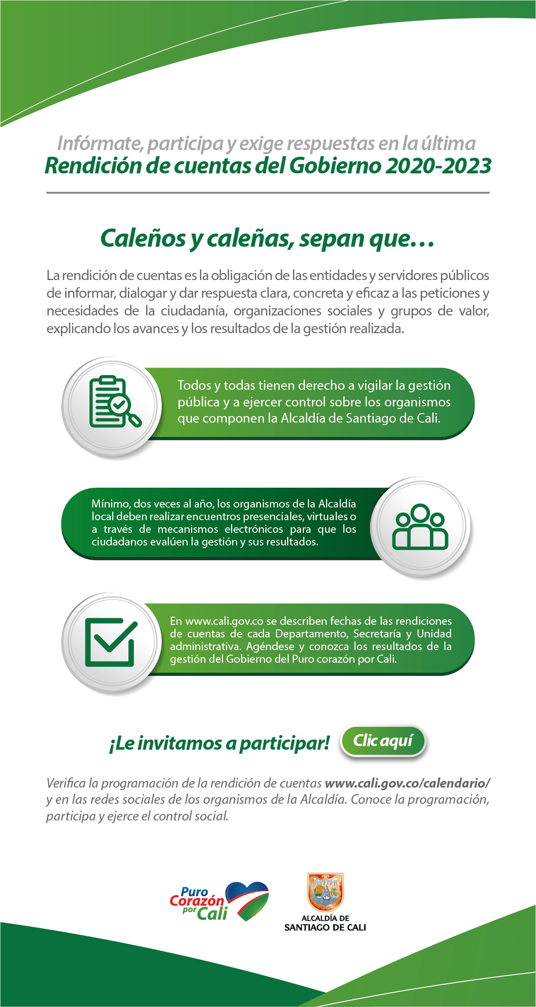 Siga las rendiciones de cuentas de los organismos y entérese de nuestra gestión