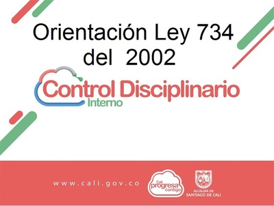 Orientaci&oacute;n LEY 734 de 2002