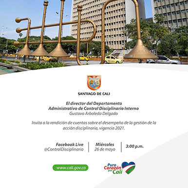 Primera rendici&oacute;n de cuentas del Departamento Administrativo de Control Disciplinario Interno
