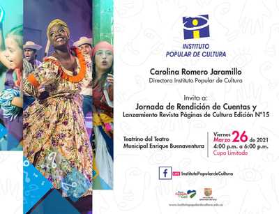 Jornada de Rendici&oacute;n de cuentas del Instituto Popular de Cultura y Lanzamiento Revista P&aacute;ginas de Cultura N&deg; 15
