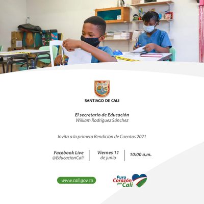 Primera Rendici&oacute;n de cuentas de la Secretar&iacute;a de Educaci&oacute;n 2021