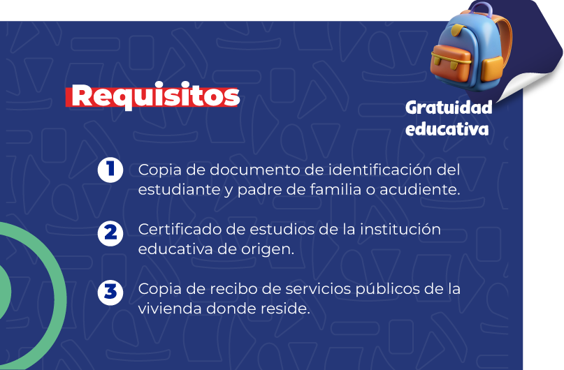 Requisitos - Inscripciones en las Instituciones Educativas Oficiales para la vigencia 2025