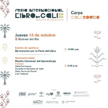 &iexcl;Progr&aacute;mate!: La carpa Cali Educa abre el tel&oacute;n en la Feria Internacional del Libro 