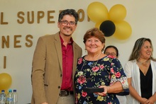 En la Normal Superior Farallones condecoraron a ex directivos docentes, en una tarde de gala